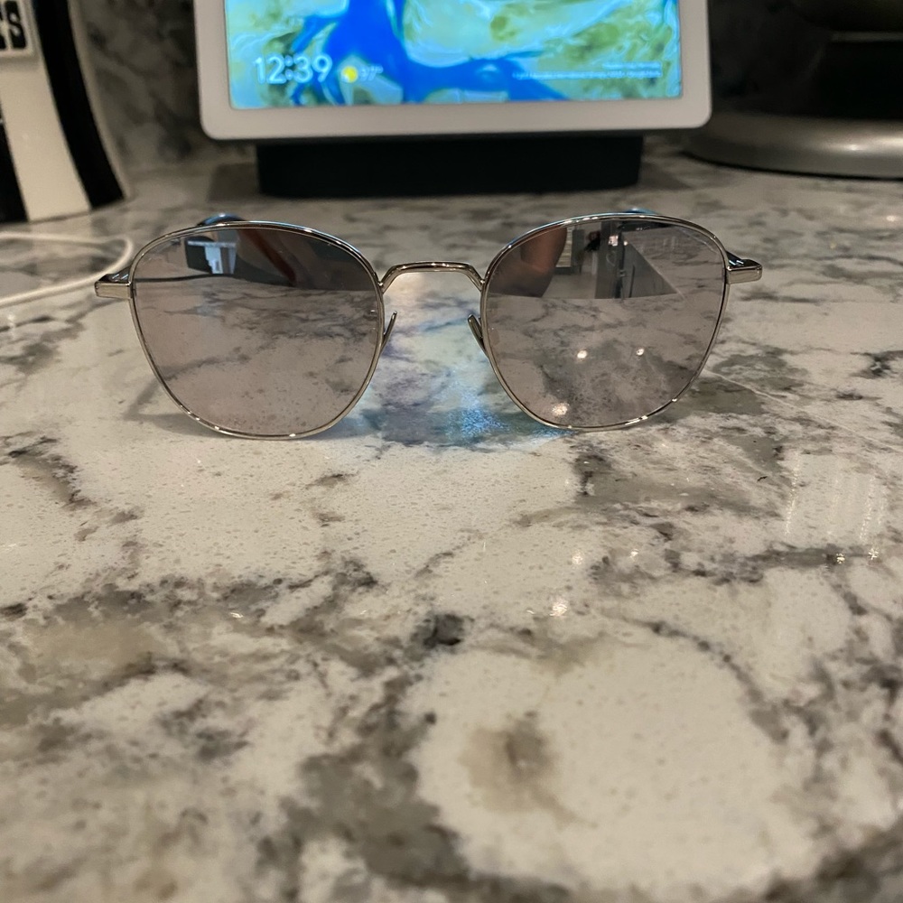 SAINT LAURENT Silver Mirror Sunglasses - Picture 6 of 8